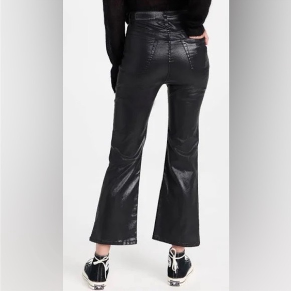 NWT Rag & Bone Casey High Rise Ankle Flare Coated Jean - Picture 3 of 8